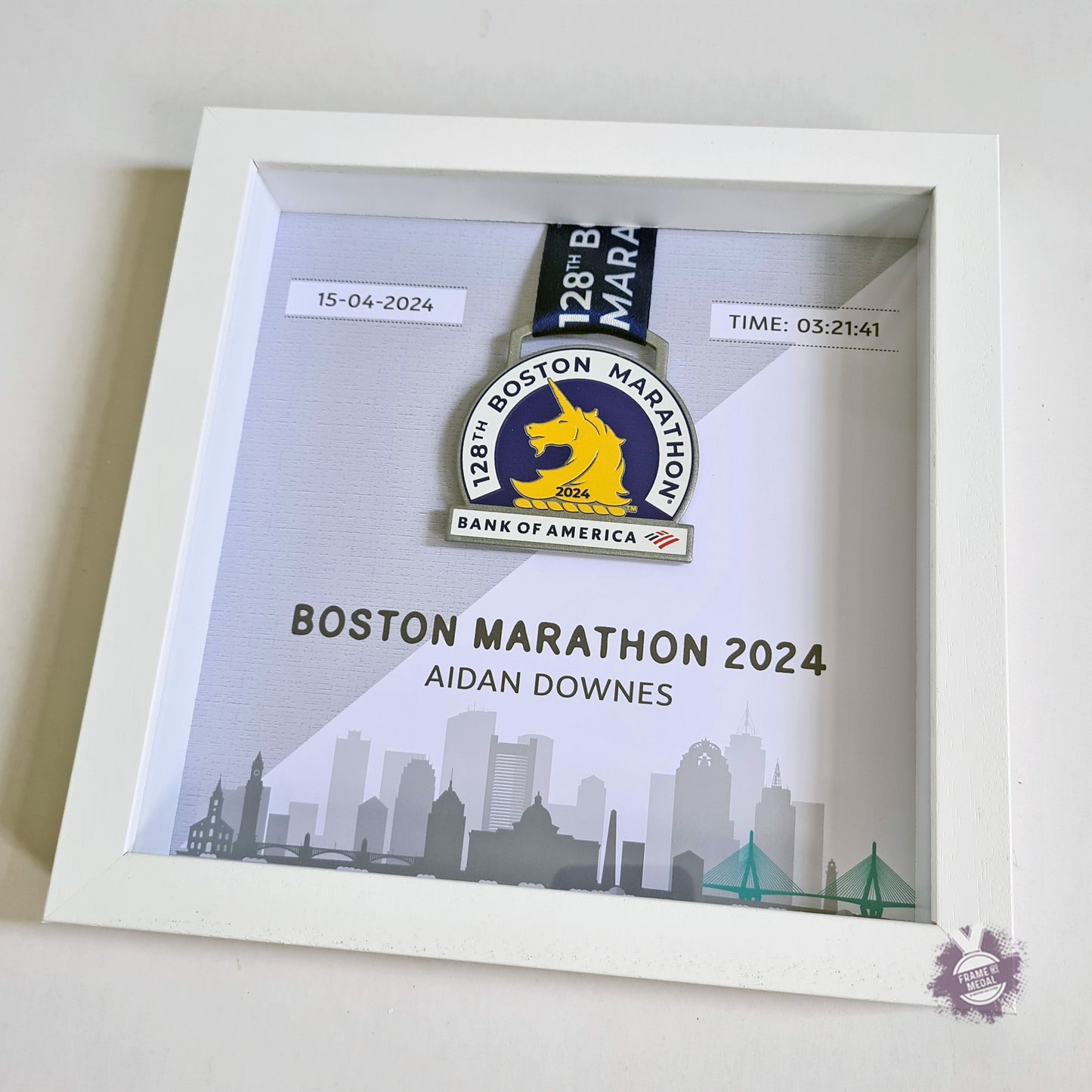 Frame my medal, Boston Marathon medal frame