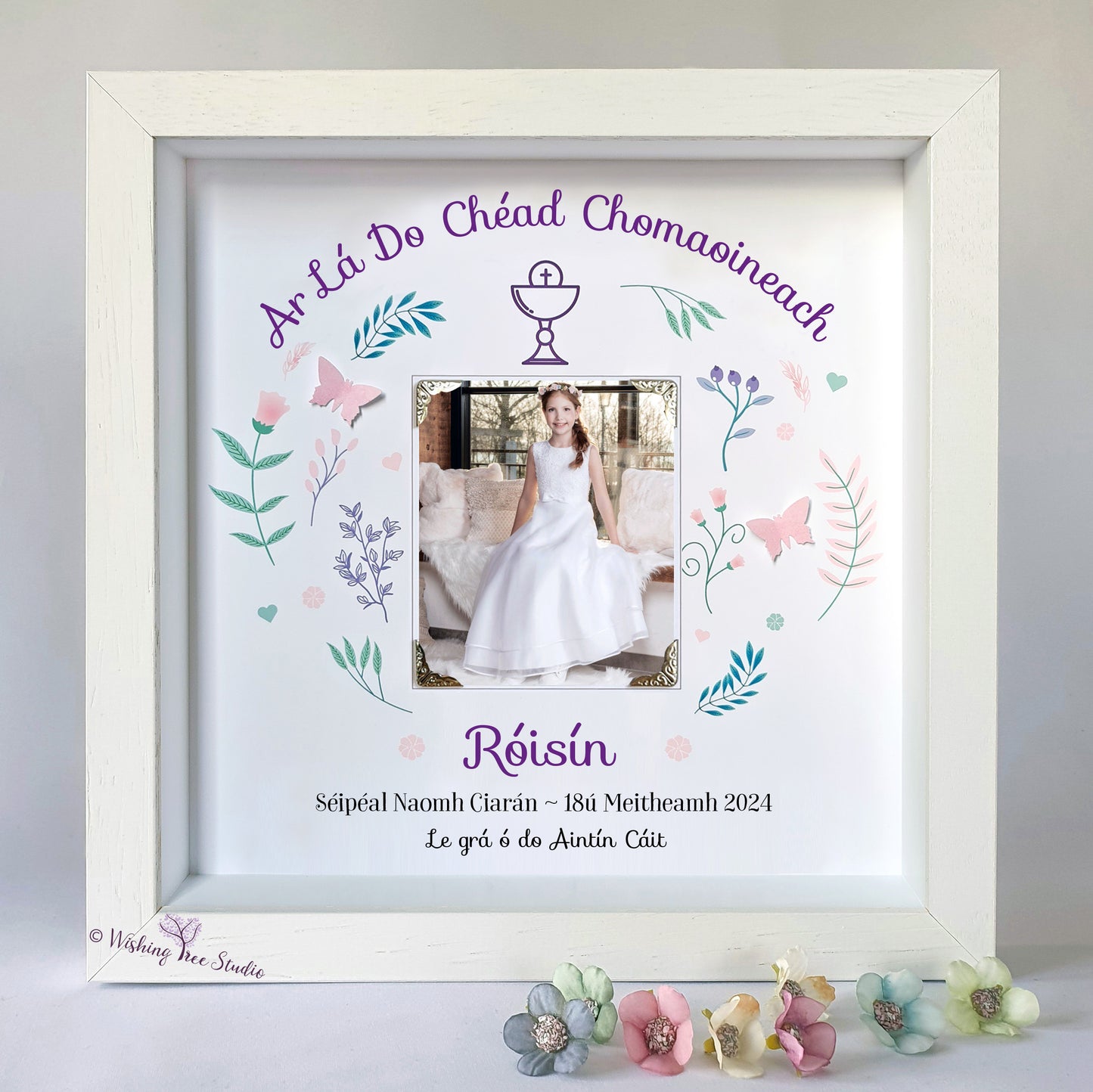 Ar Lá Do Chéad Chomaoineach / First Communion Day photo frame