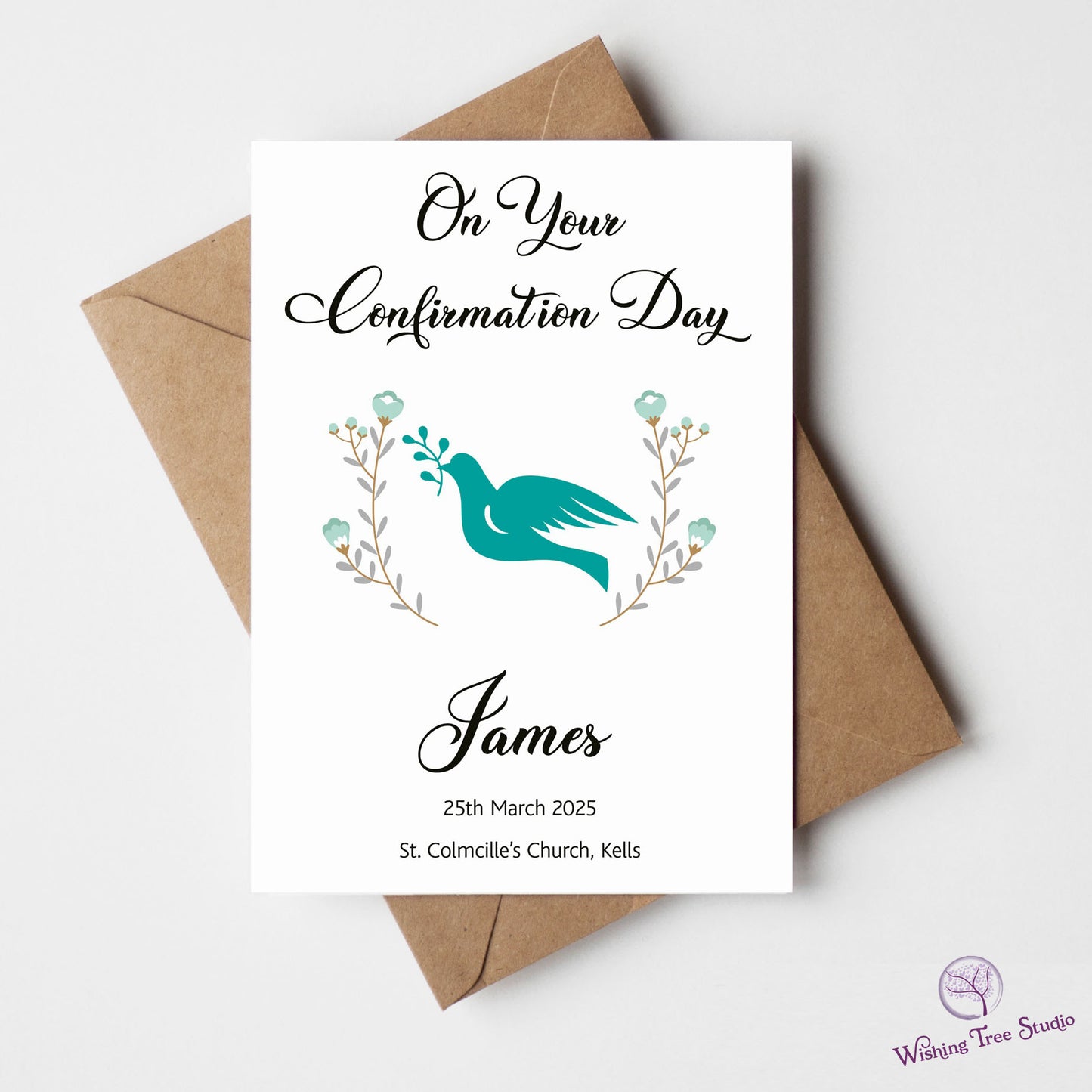 Personalised Confirmation Day card