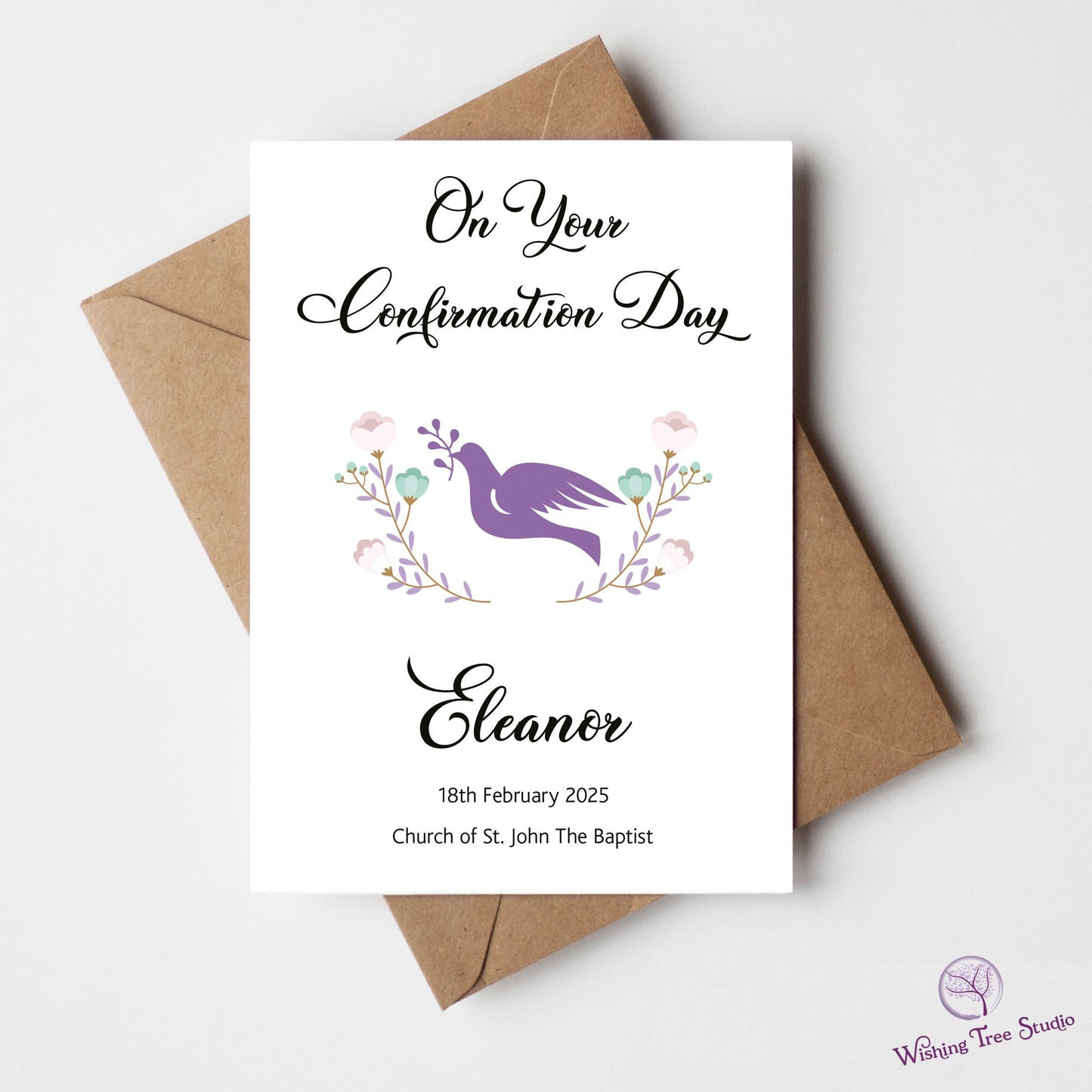 Personalised Confirmation Day card