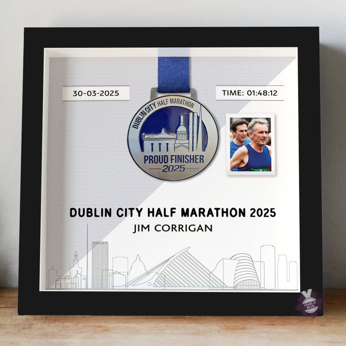 Dublin City Half Marathon Medal Frame