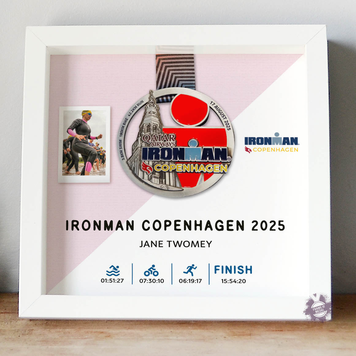 Ironman Copenhagen Medal Frame