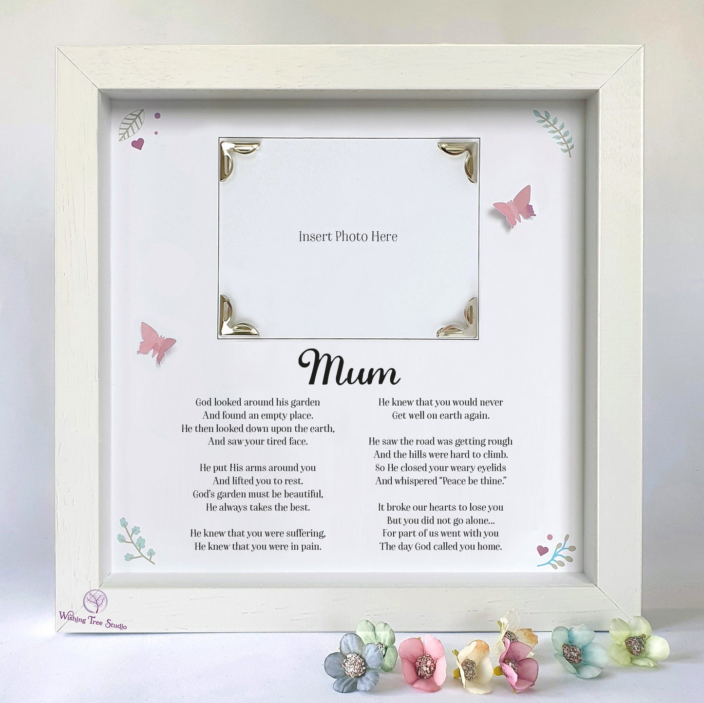 Memorial Photo Frame, memorial plaque
