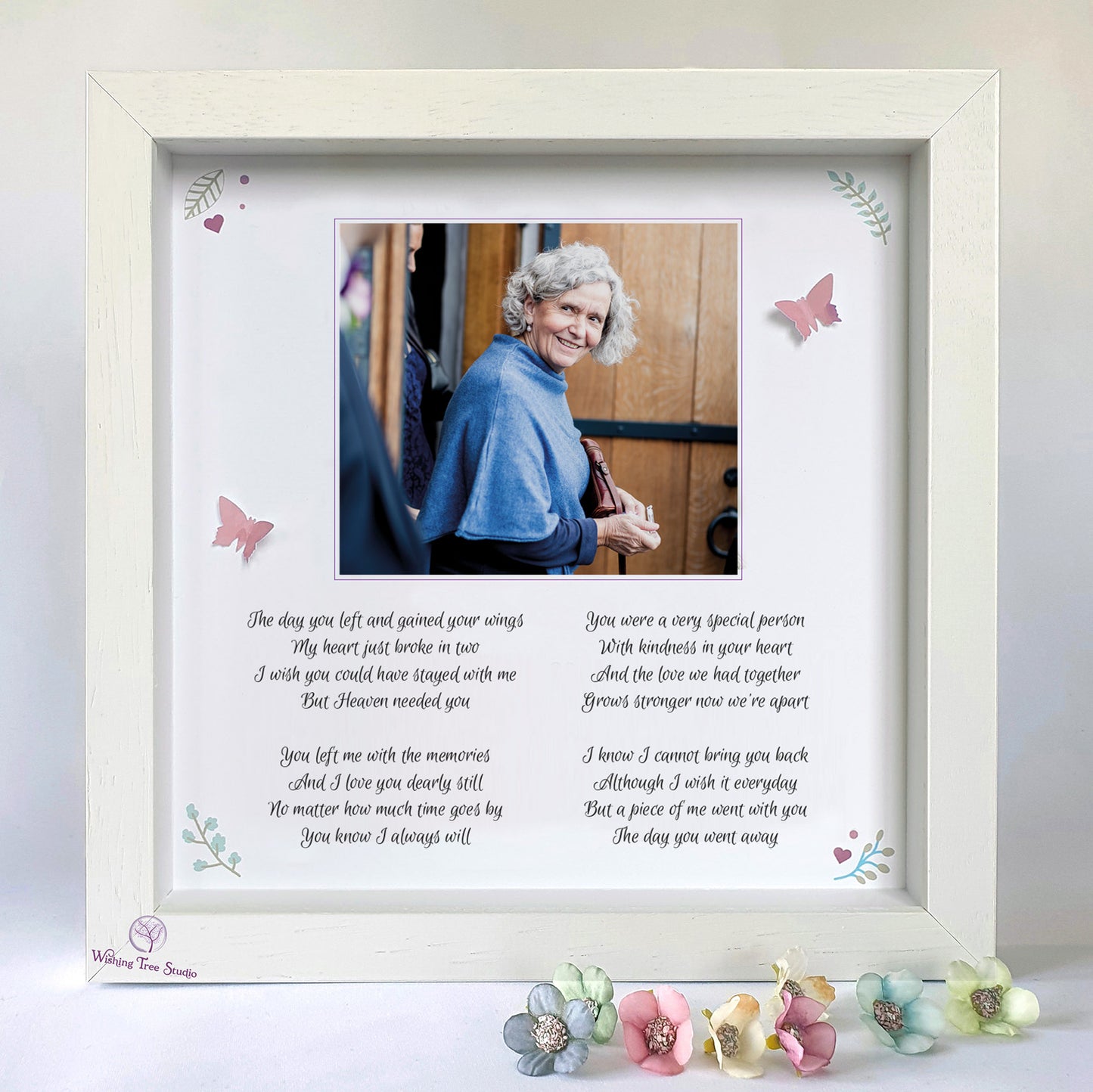 Memorial Photo Frame, memorial plaque