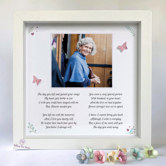 Memorial Photo Frame, memorial plaque
