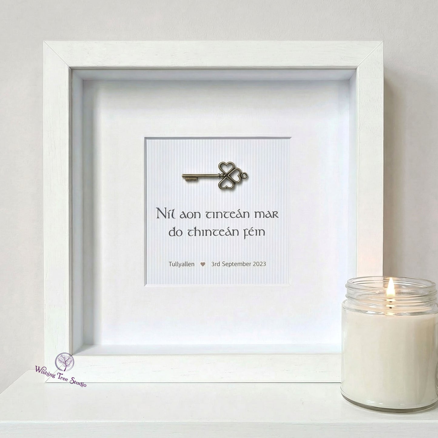 Níl aon tinteán mar do thinteán féin / New home frame
