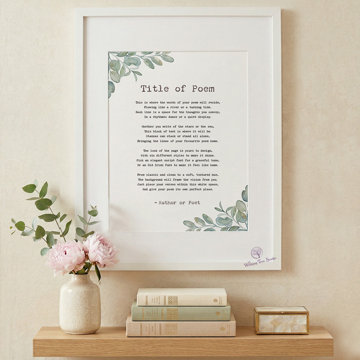 Frame my own poem Ireland
