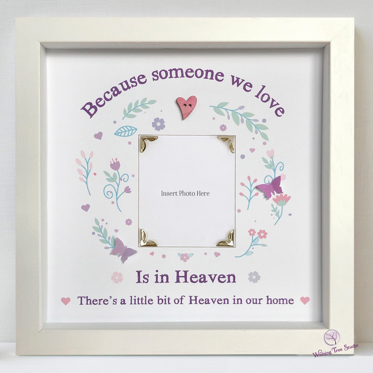 Because someone we love is in heaven photo frame