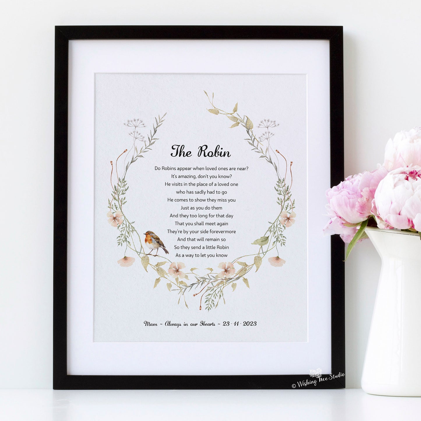 The Robin bereavement poem