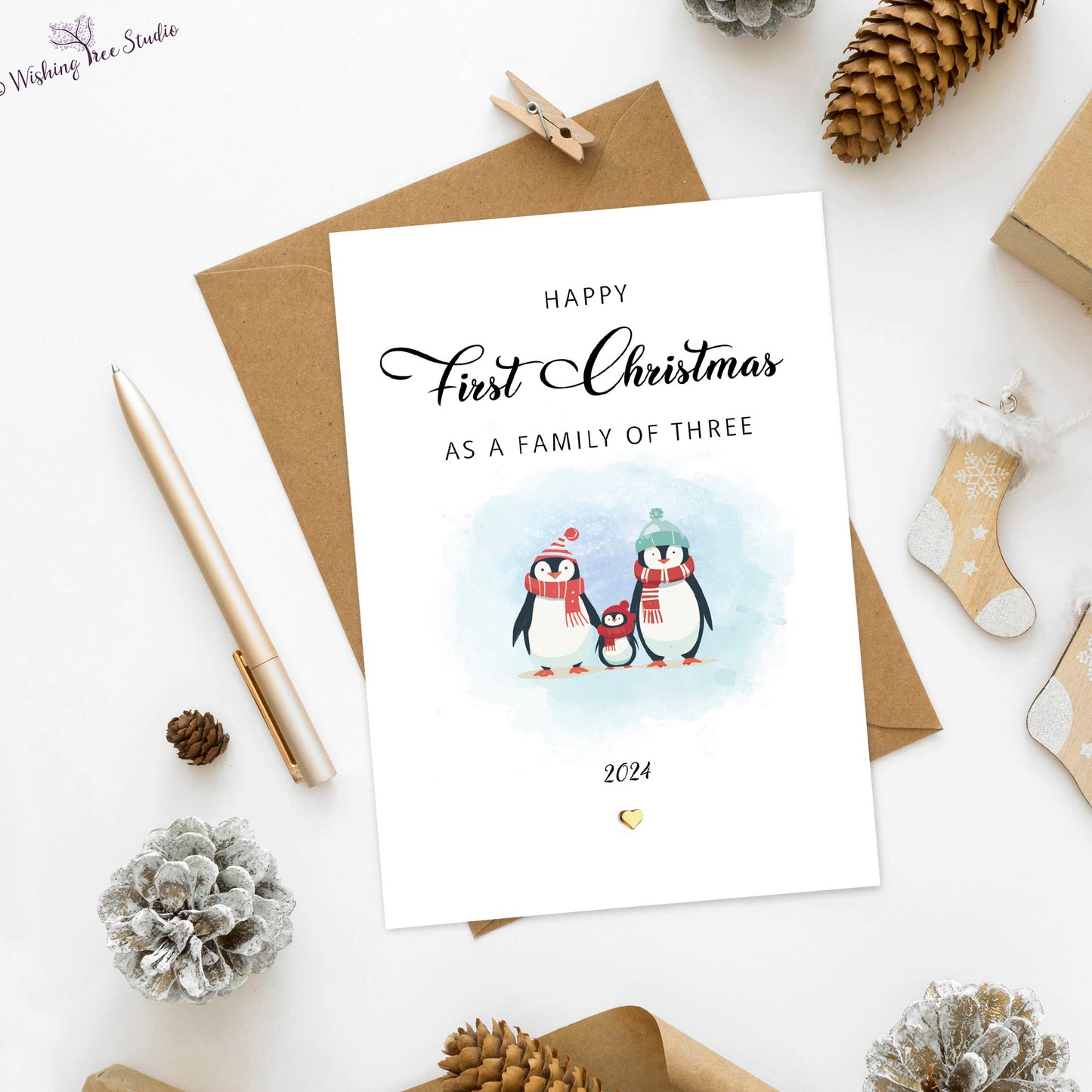 Christmas Penguin Card