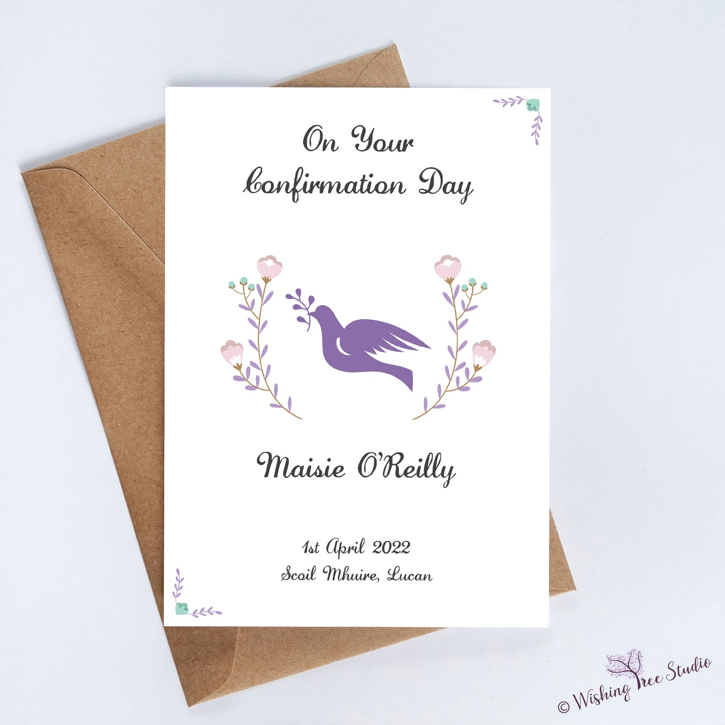 Personalised Confirmation Day card