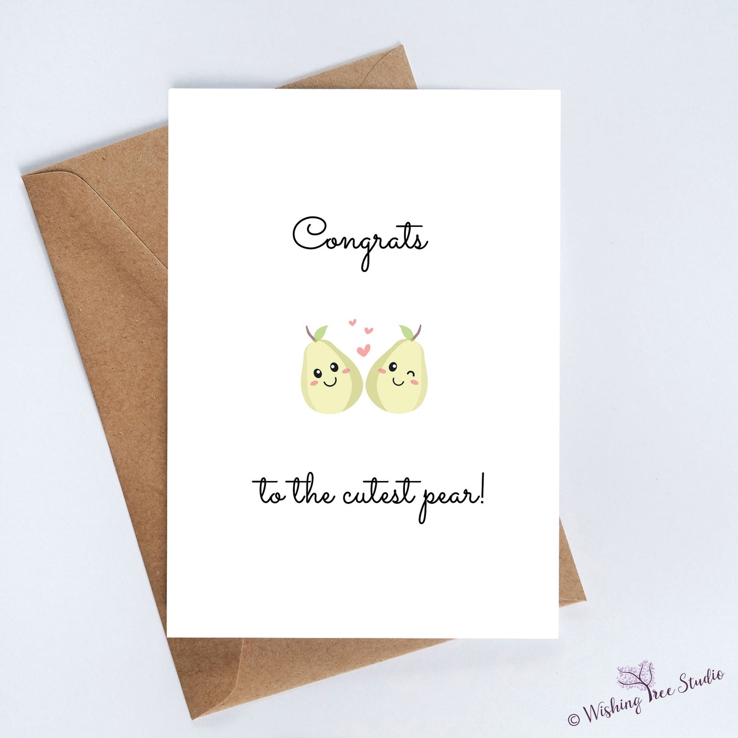 Greeting card - Cutest Pear