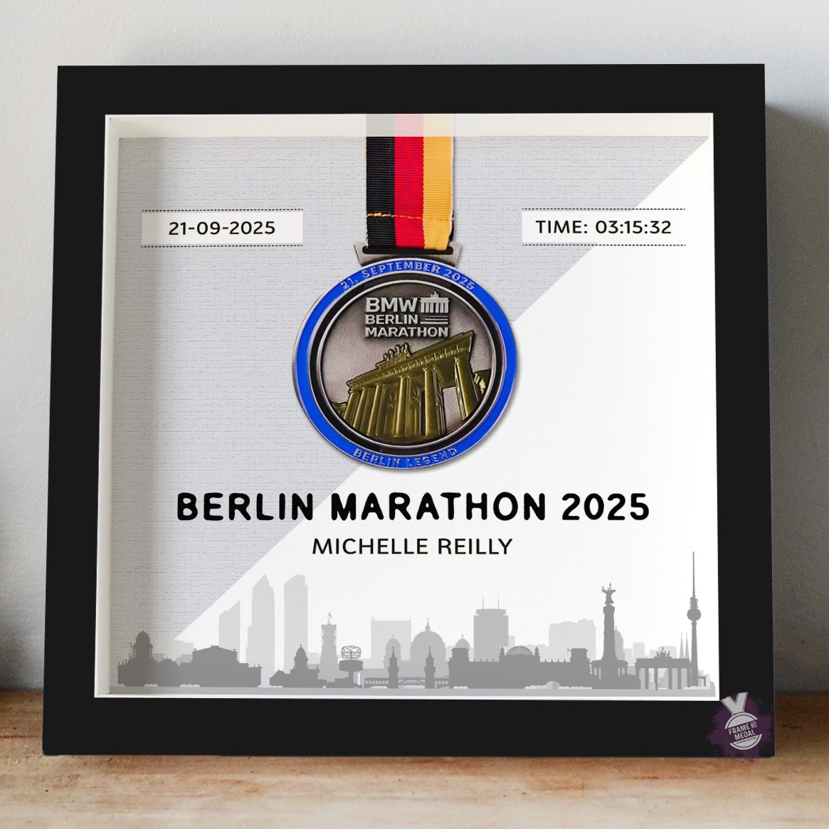 Berlin Marathon Medal Frame 2025