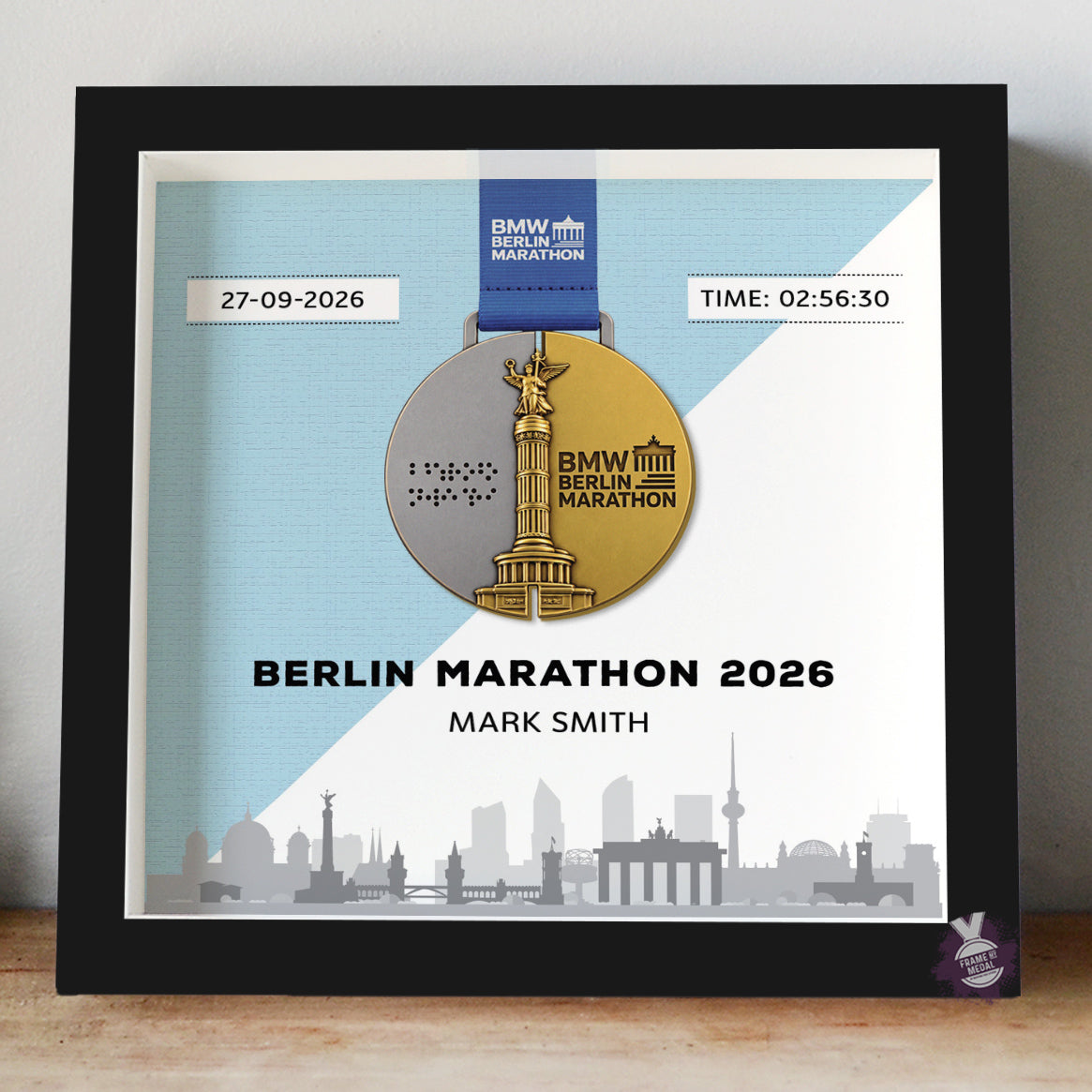 Berlin Marathon medal frame 2026