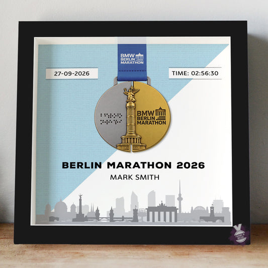 Berlin Marathon medal frame 2026
