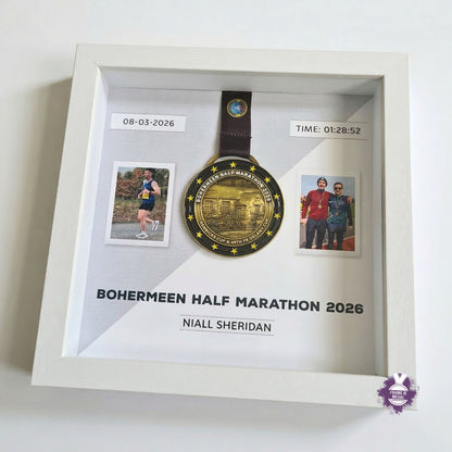 Bohermeen Half marathon medal frame