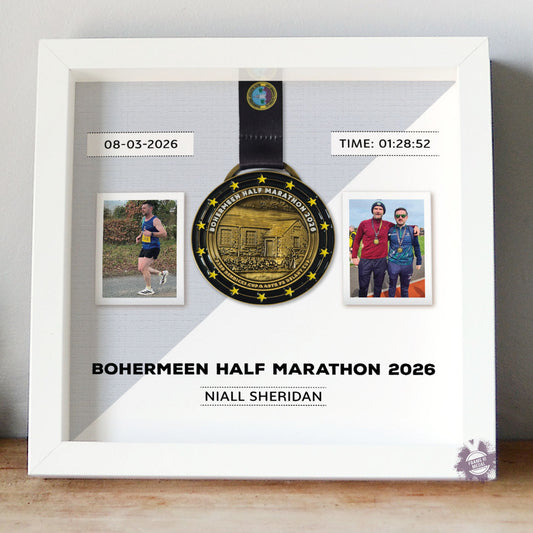 Bohermeen Half marathon medal frame