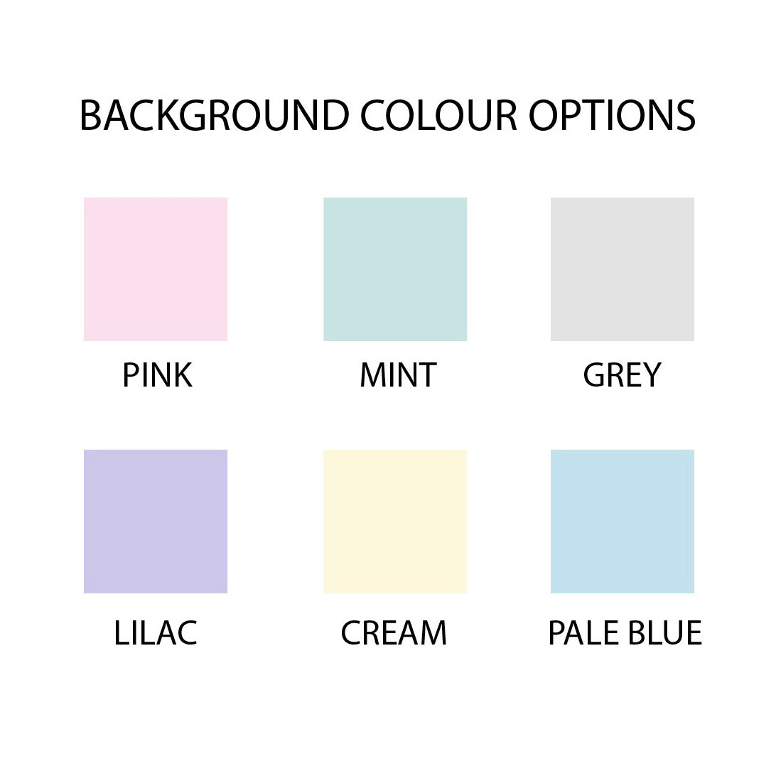 Medal frame colour choices