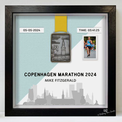 Frame my medal, copenhagen marathon medal frame