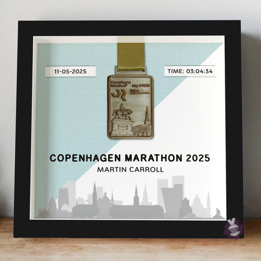 Copenhagen Marathon Medal Frame