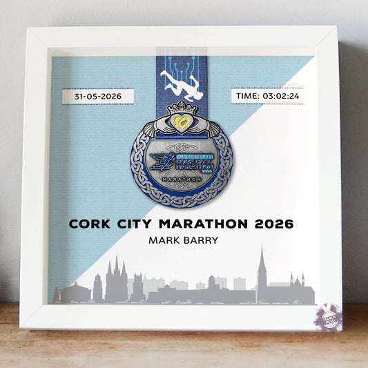 Cork City Marathon medal frame 2026