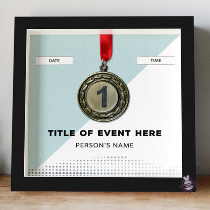 Create your own single medal frame - regular size