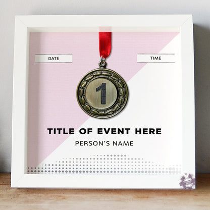 Create your own single medal frame - regular size