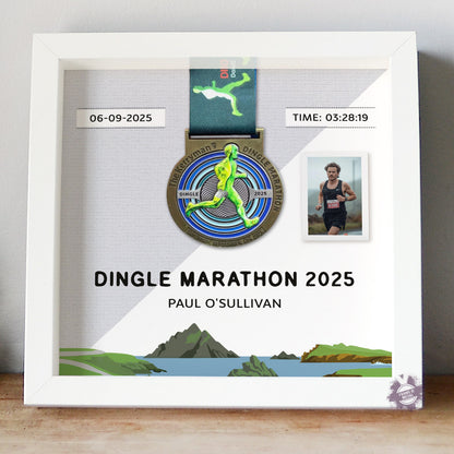 Dingle Marathon 2025 Medal frame