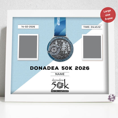Donadea 50k medal frame large size