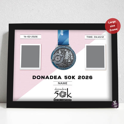 Donadea 50k medal frame large size