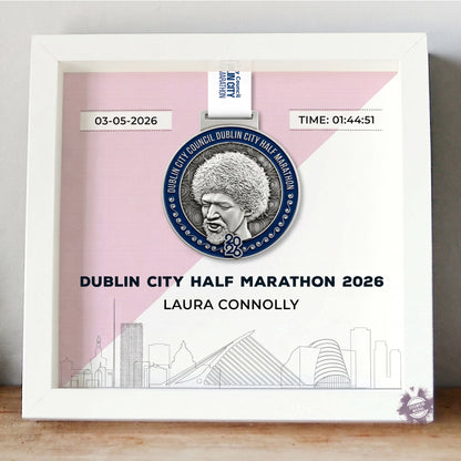 Dublin City Half Marathon medal frame 2026