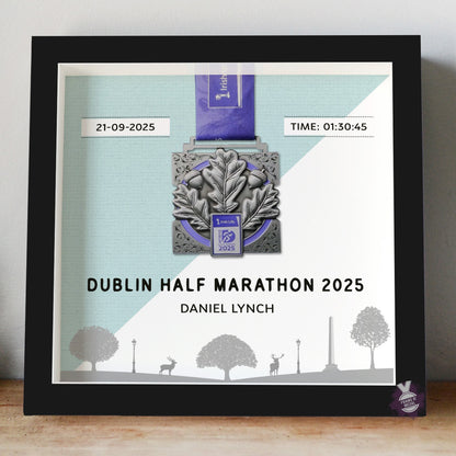 Irish Life Race Series Half Marathon medal frame