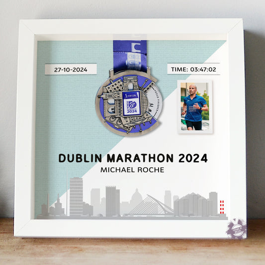 Dublin Marathon 2024 medal display frame