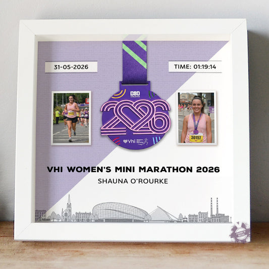 VHI women's mini marathon medal frame 2026
