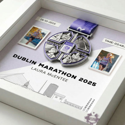 Dublin Marathon medal display frame frame