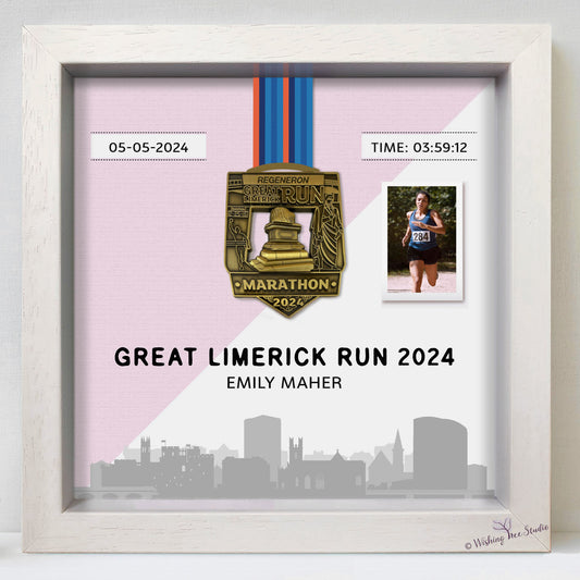 Great Limerick Run medal frame