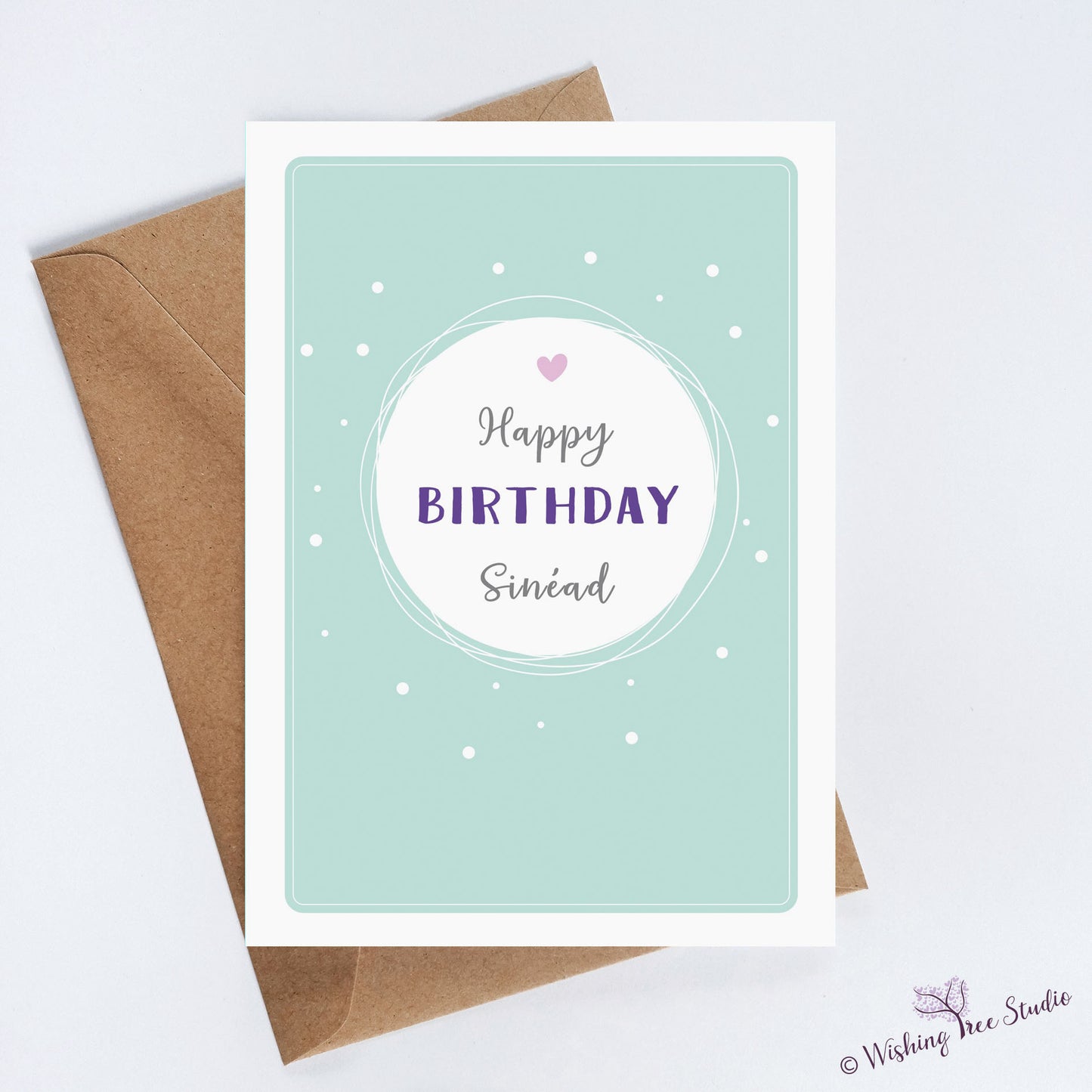 Happy Birthday personalised card