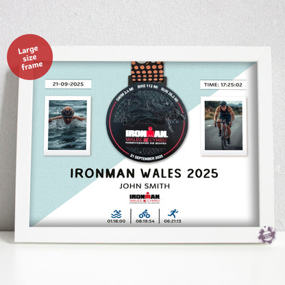 IronmanWales medal frame 2025 Large size