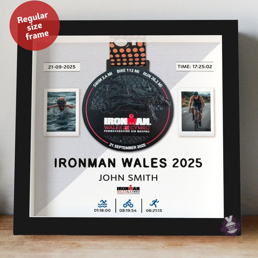 IronmanWales medal frame 2025 Regular size