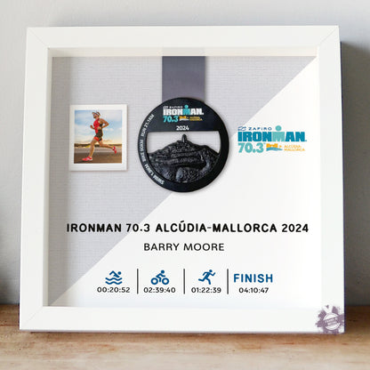 Ironman 70.3 Alcudia-Mallorca medal frame