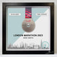 London Marathon medal display frame