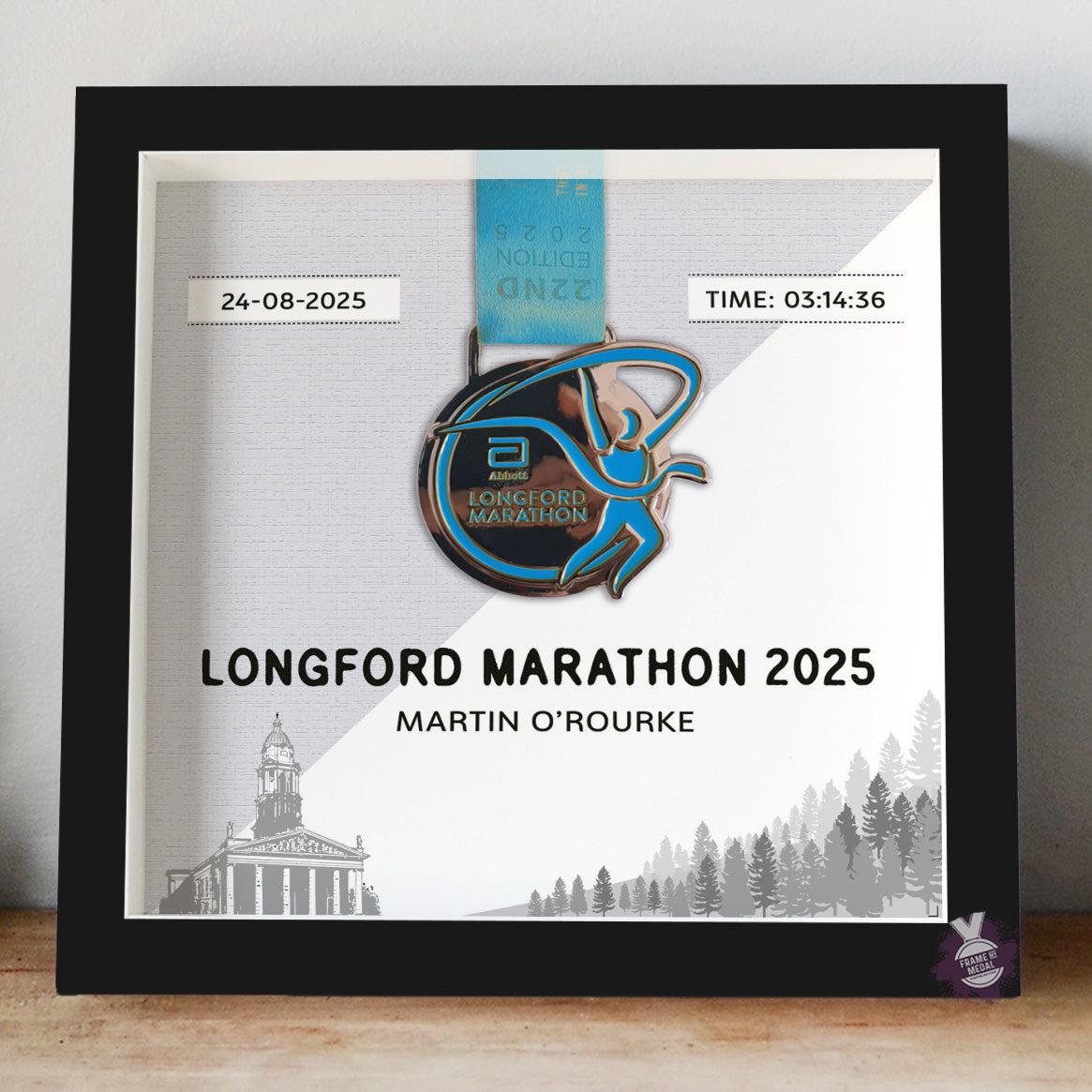 Longford Marathon Medal frame 2025