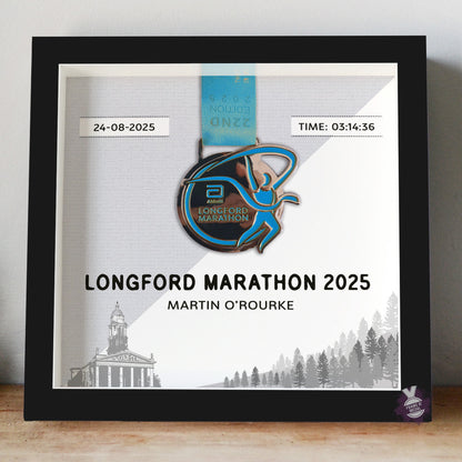 Longford Marathon Medal frame 2025