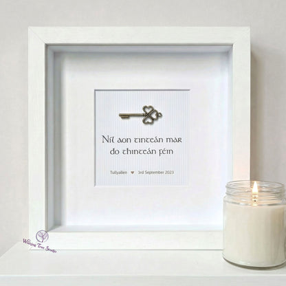 Níl aon tinteán mar do thinteán féin / New home frame