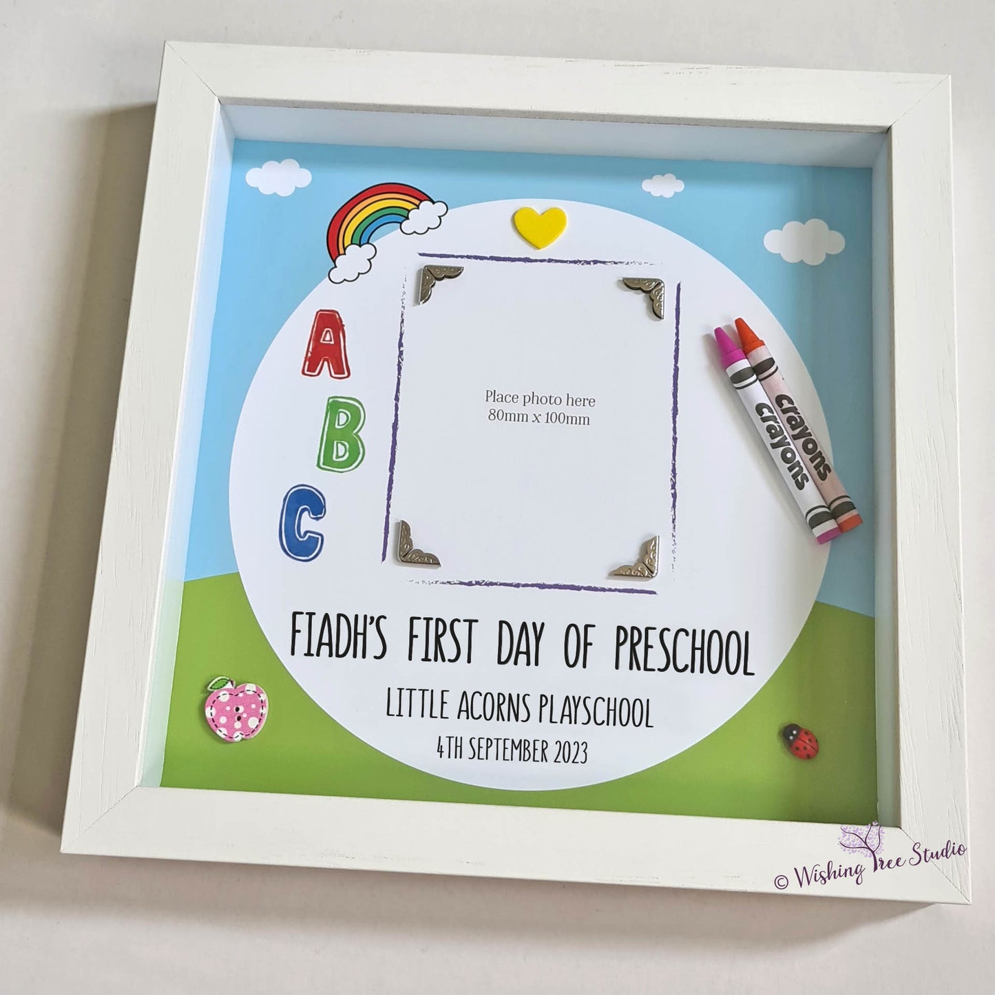 First Day of Preschool photo frame