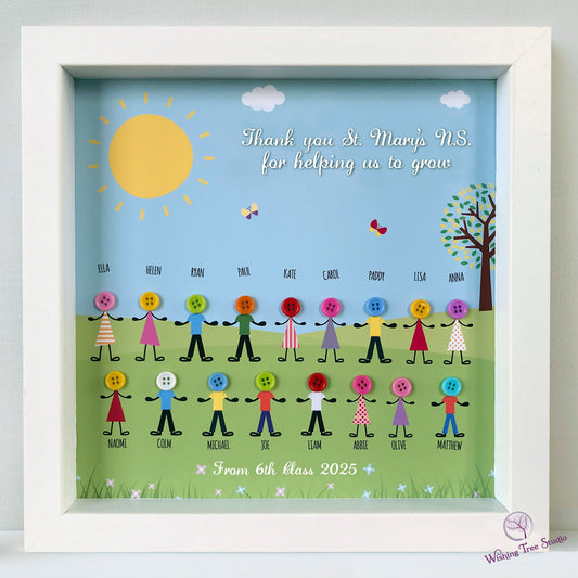 School teacher thank you frame