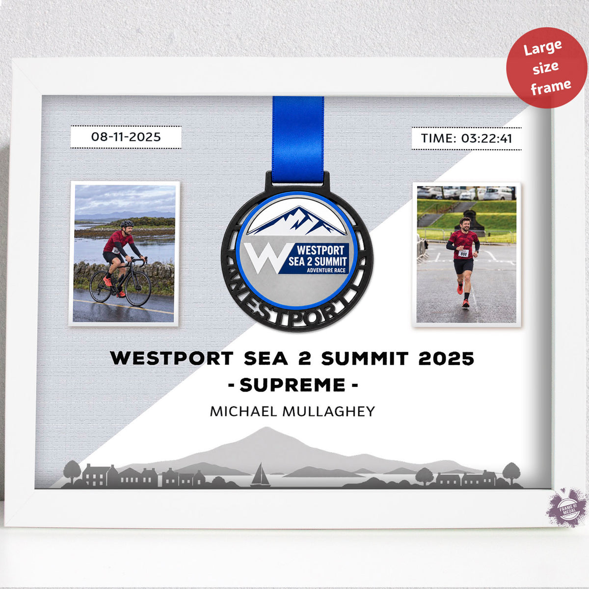 Westport Sea 2 Summit medal frame 2025