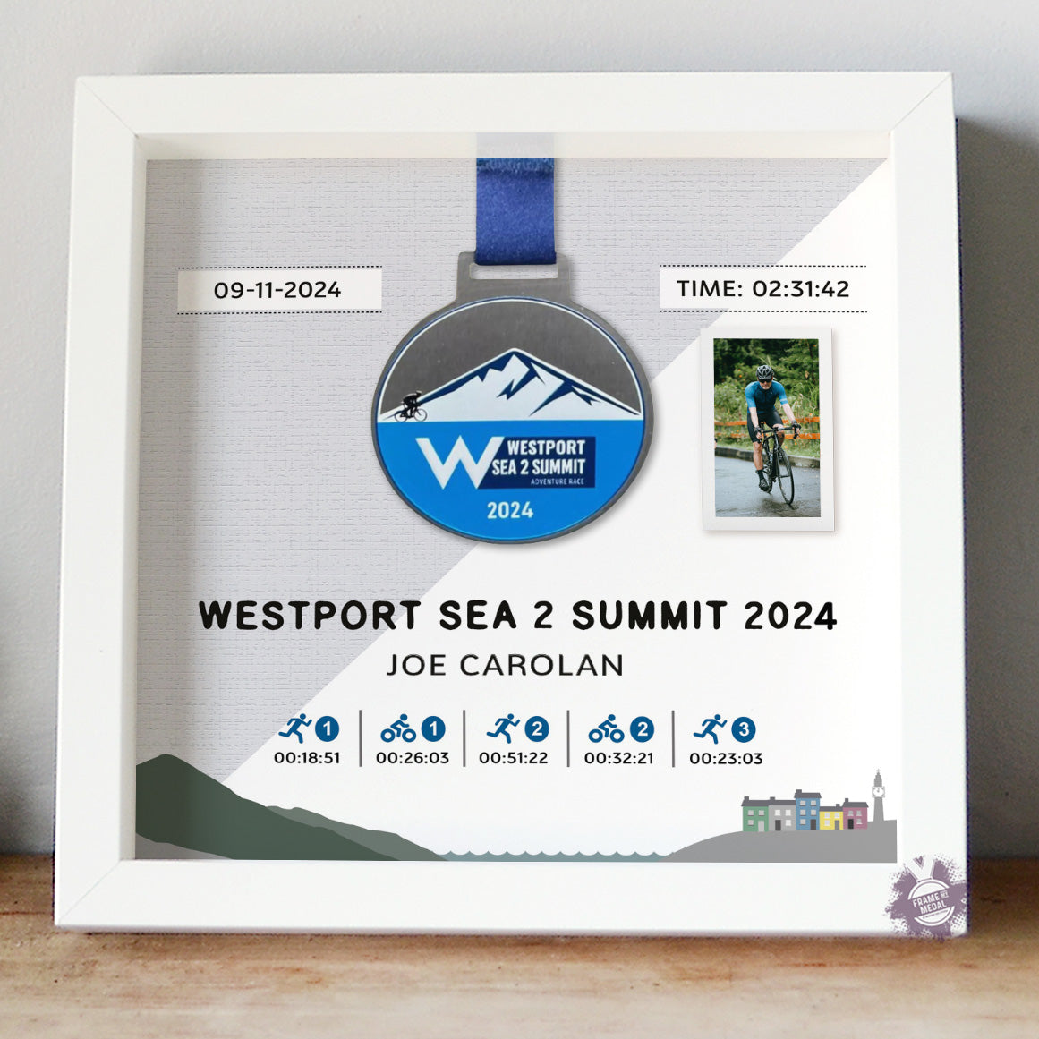 Westport Sea2Summit medal frame