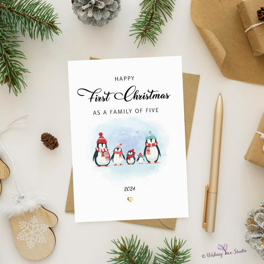 Christmas Penguin Card