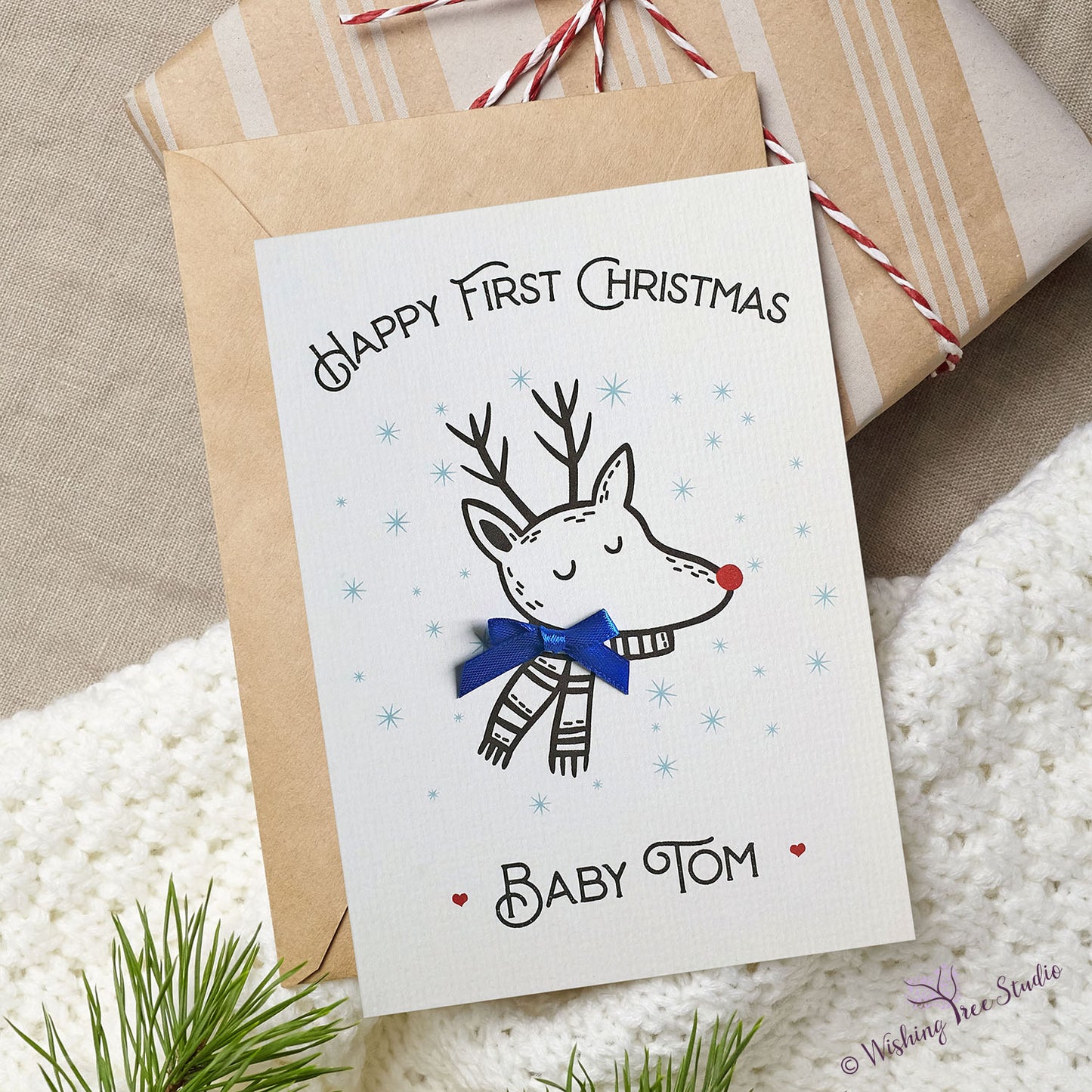 Greeting card - Baby's First Christmas